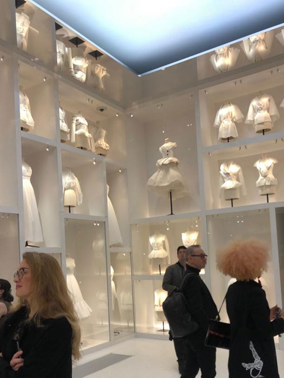 LED lighting - Christian Dior exhibition at V&A