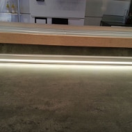 Kitchen LED lighting detail