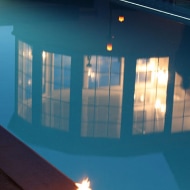 Pool lighting detail - Fibre optic cable