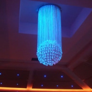 Fibre optic chandelier