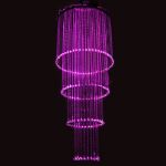 Fibre optic chandeliers