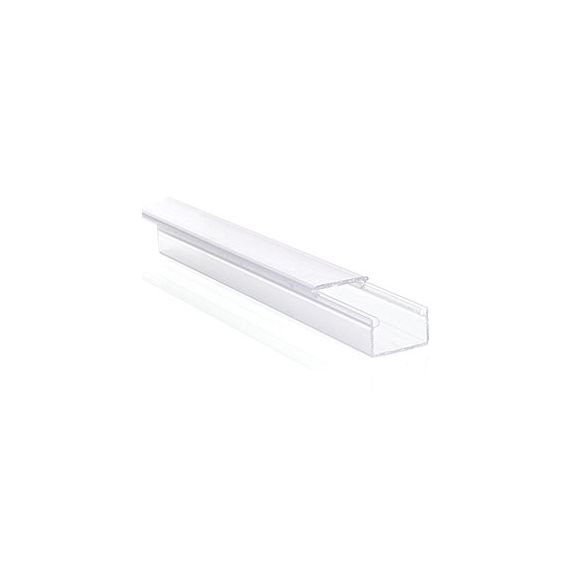 Clear UV Stabilised Plastic Track - SVTRK09 - ABS Profile for LED Lighting