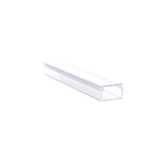 Clear UV Stabilised Plastic Track - SVTRK10 - ABS Profile for LED Lighting