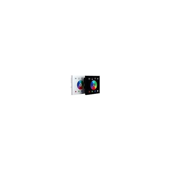 RGB Glass Wall Controllers with black panel and white panel