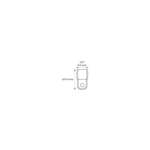 P-Clip - .375" - Fibre Optic Cable Mounting for Fibre Optic Lighting